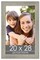 20x28 Wide Barnwood Picture Frame with UV-Resistant Acrylic & Acid Free Backing, Available in 6 Paint Finishes - Grey, Brown, White, and Black